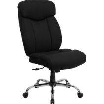 HERCULES Series 350 lb. Capacity Big & Tall Black Fabric Office Chair GO-1235-BK-FAB-GG